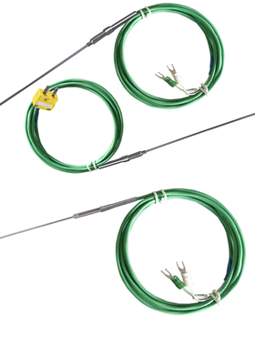 WRNK-191铠装K型N型热电偶耐高温1200度炉温检测探针式一级精度