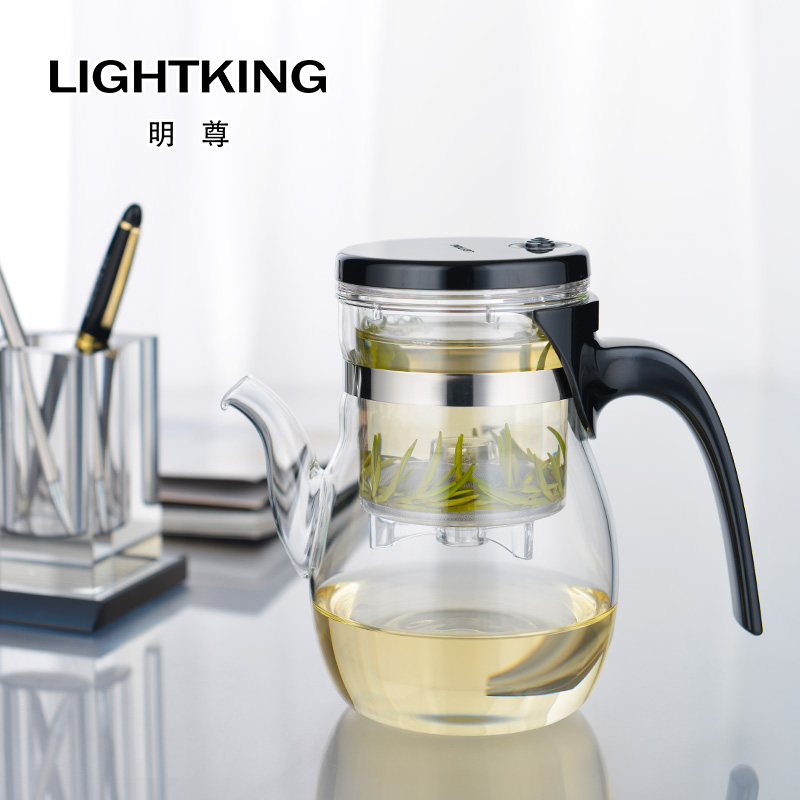 金灶明尊泡茶壶高硼硅玻璃