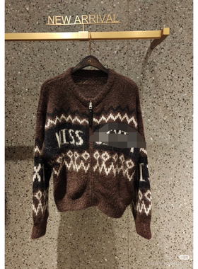 专柜正品直发2024冬新复古针织外套M6L4RJ2070000