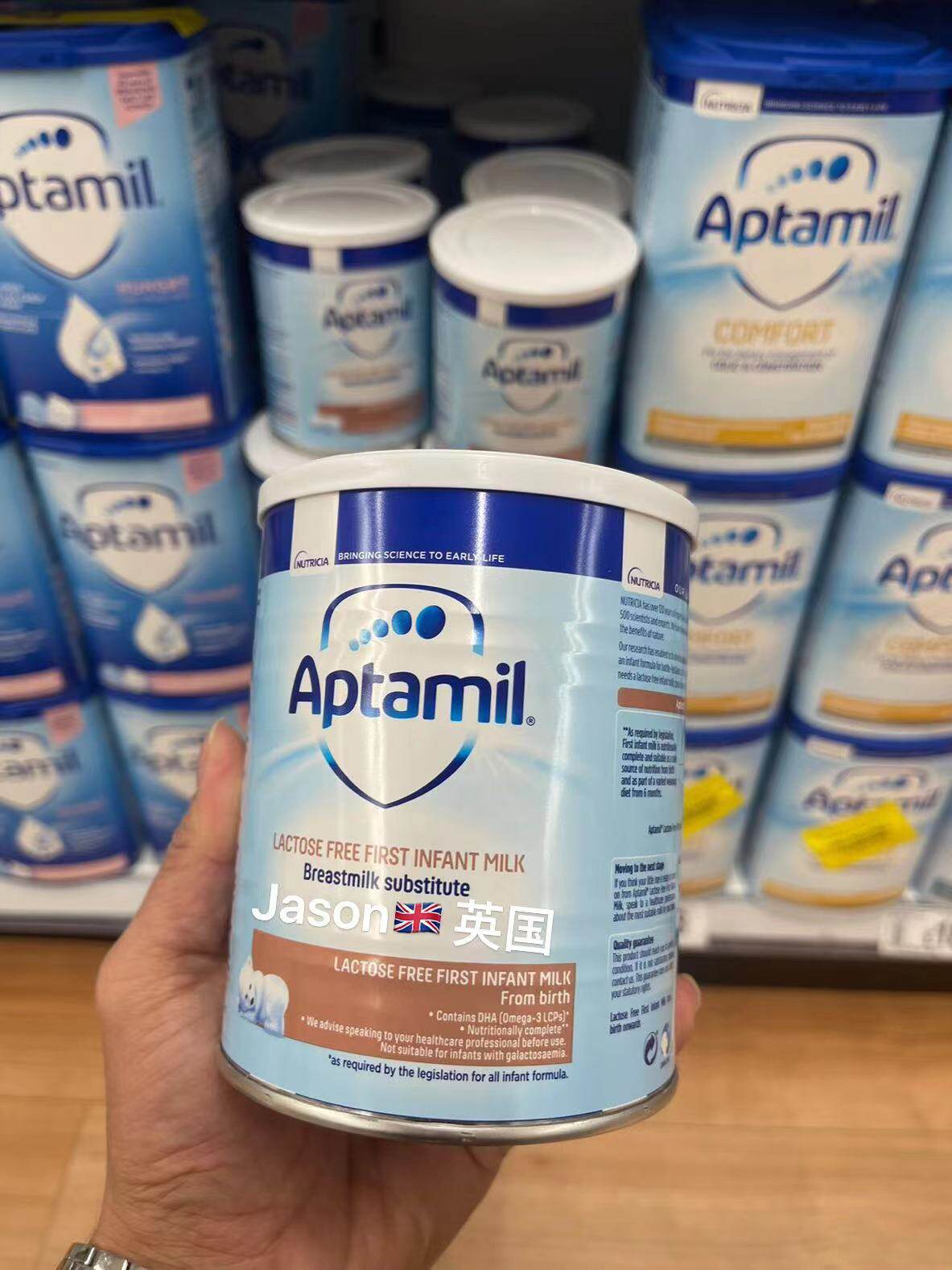 英国爱他美Lactose Free无乳糖奶粉400g乳糖不耐受低敏