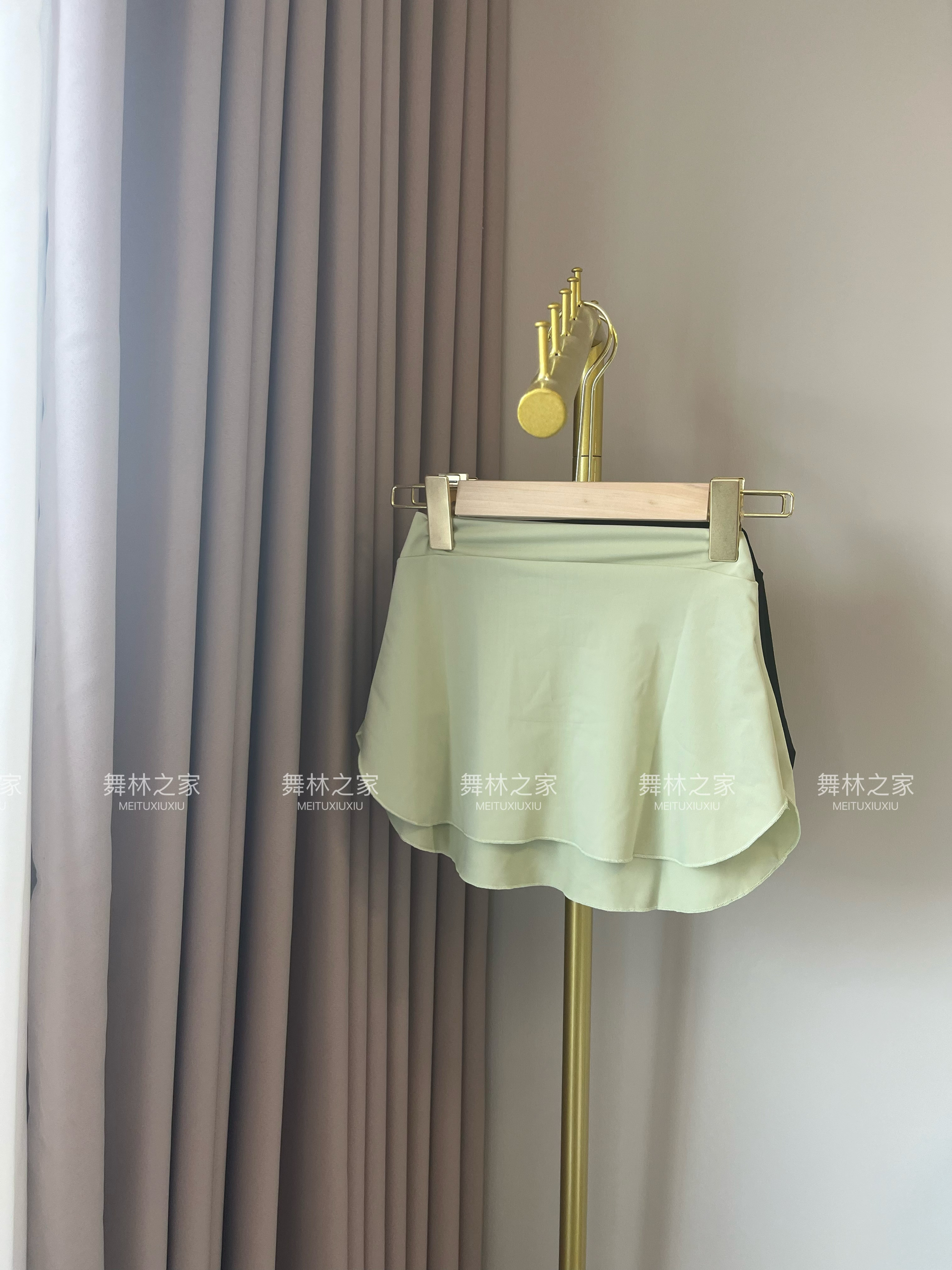 芭蕾舞裙短款荷叶边半身裙