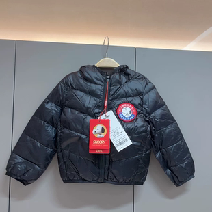 儿童史努比轻薄羽绒服断码男童冬季保暖外套女童羽绒服外套