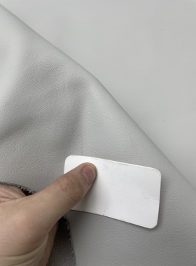 E1164进口头层灰色平纹牛皮手感微软厚度1.3mm