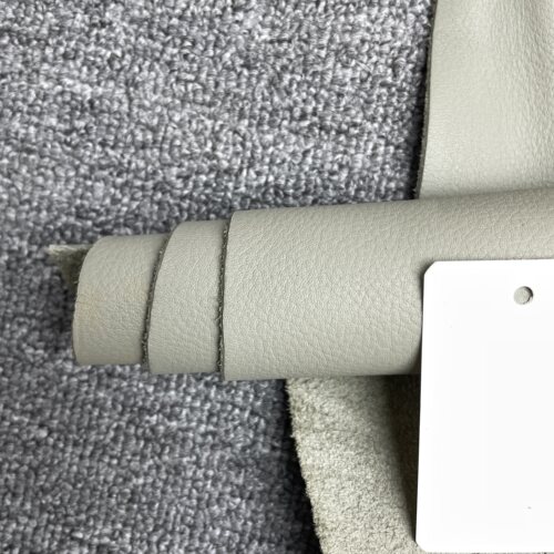 K1271进口头层莫兰迪绿色荔枝纹牛皮手感微软厚度1.5mm-1.6mm左右