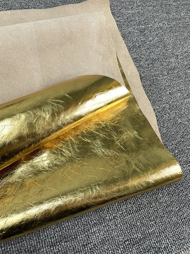 H906厚度1.2mm进口头层黄金色软牛皮 手感微软