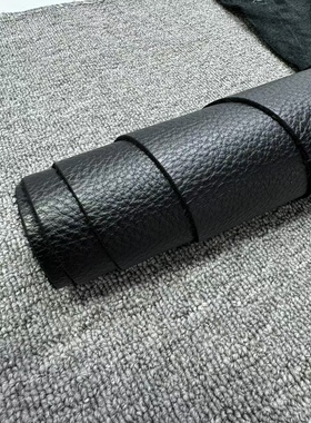 A146意大利进口1.8-2mm黑色荔枝纹皮微软22.6平方英尺x12元=270