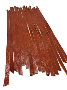 半成品皮带 超厚北美野牛肩部植鞣皮带 3件套 7mm DIY皮带 厚度6