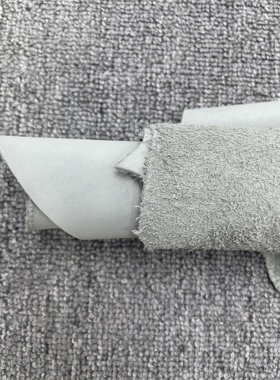 H446厚度1.2mm进口牛皮冷灰色全粒面纳帕牛皮手感微软