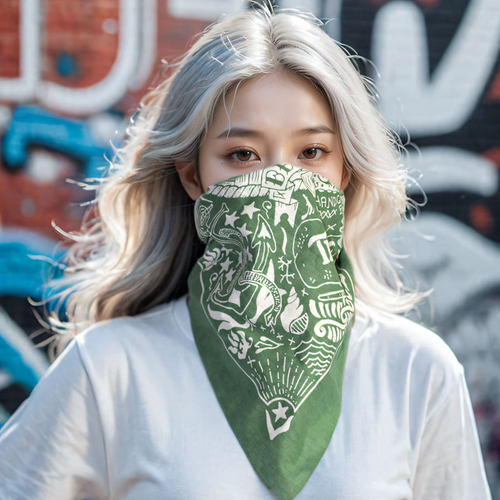 骑行头巾包头百搭男摩托车面巾