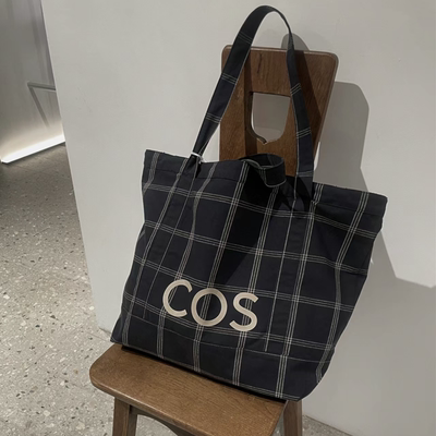 cos女士帆布包大容量托特包