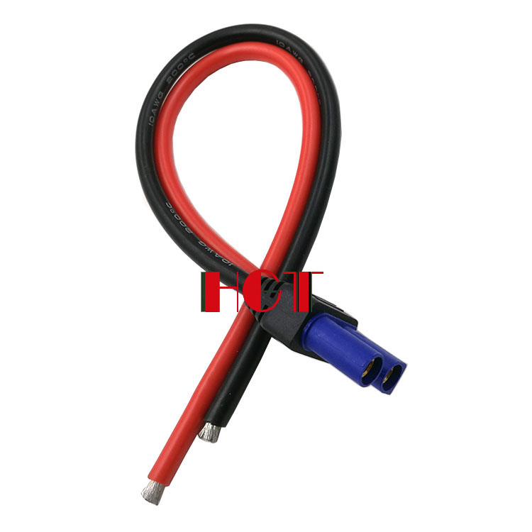 EC5母头线 EC5公头母壳 10AWG硅胶线 应急电源EC5充电线 电瓶车线