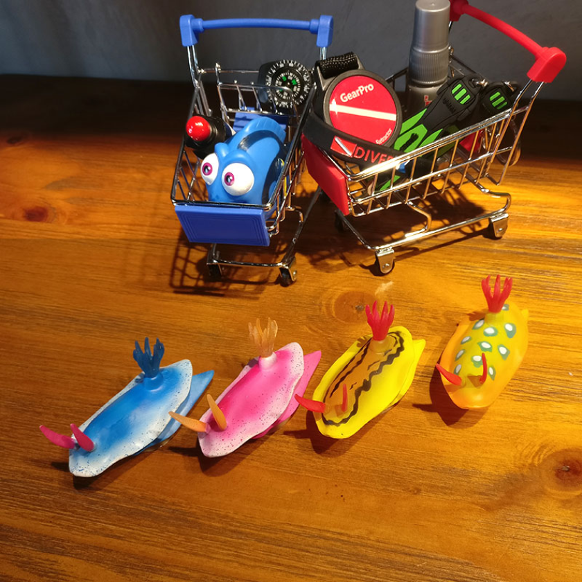 多彩带吸盘海兔潜水员玩偶海蛞蝓造型摆件|ruв категории открытый/альпинизм/в поход/Поездки товаров, специальный открытый спортивного оборудования, лодка на воде, другие - от Buy2taobao.com для оказания профессиональной услуги покупки агента Taobao