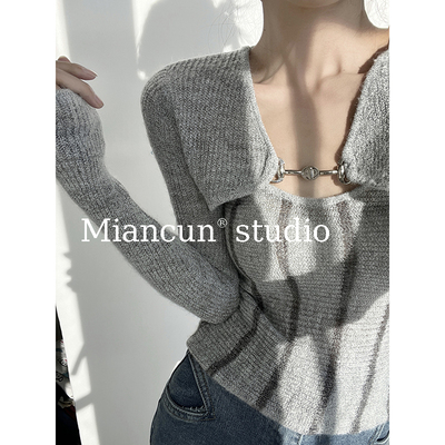 背心吊带叠穿外搭长袖坎肩外套