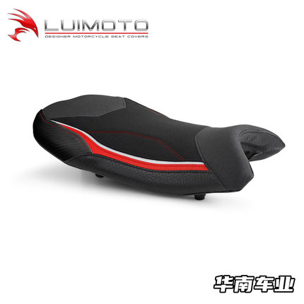 现货加拿大LUIMOTO 适用宝马S1000RR/M竞技坐垫皮改装 鹿皮座椅套