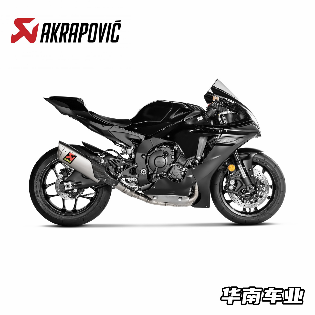 雅马哈R1改装天蝎EVO全段排气管