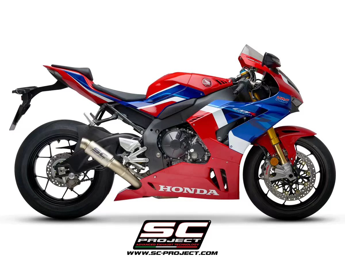 Италия SC подходит для Honda CBR1000RR-R титановые выхлопные трубы модификация GP-70 углеродистая волокнистая хвостовая секция