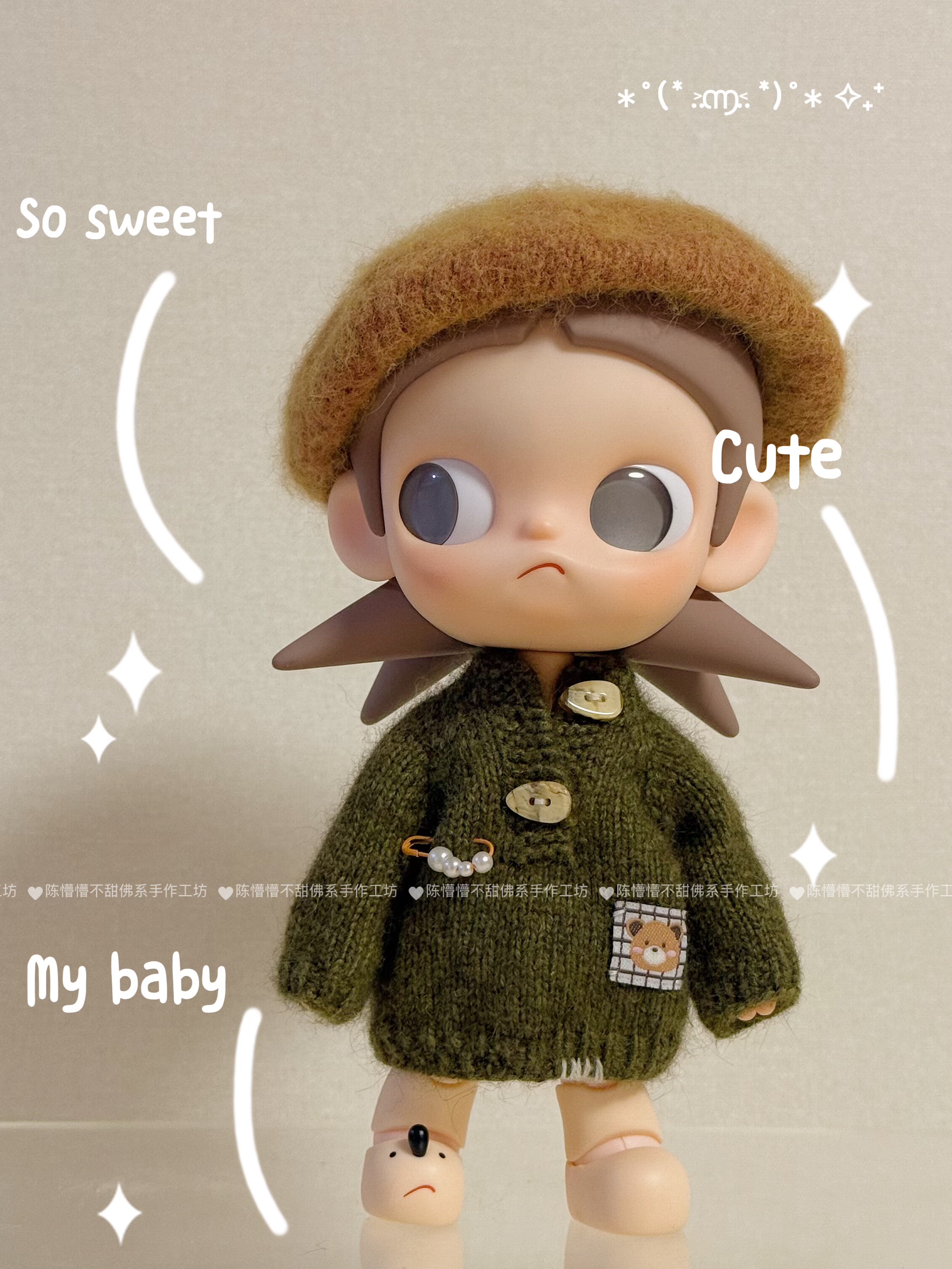 嘎子姐zsiga1/8可动玩偶适配无属性针织纯手工毛衣娃衣套装