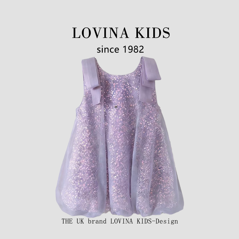 LOVINA女宝宝网纱背心洋