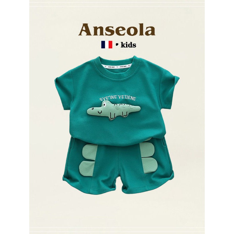 ANSEOLA男童夏装套装新款
