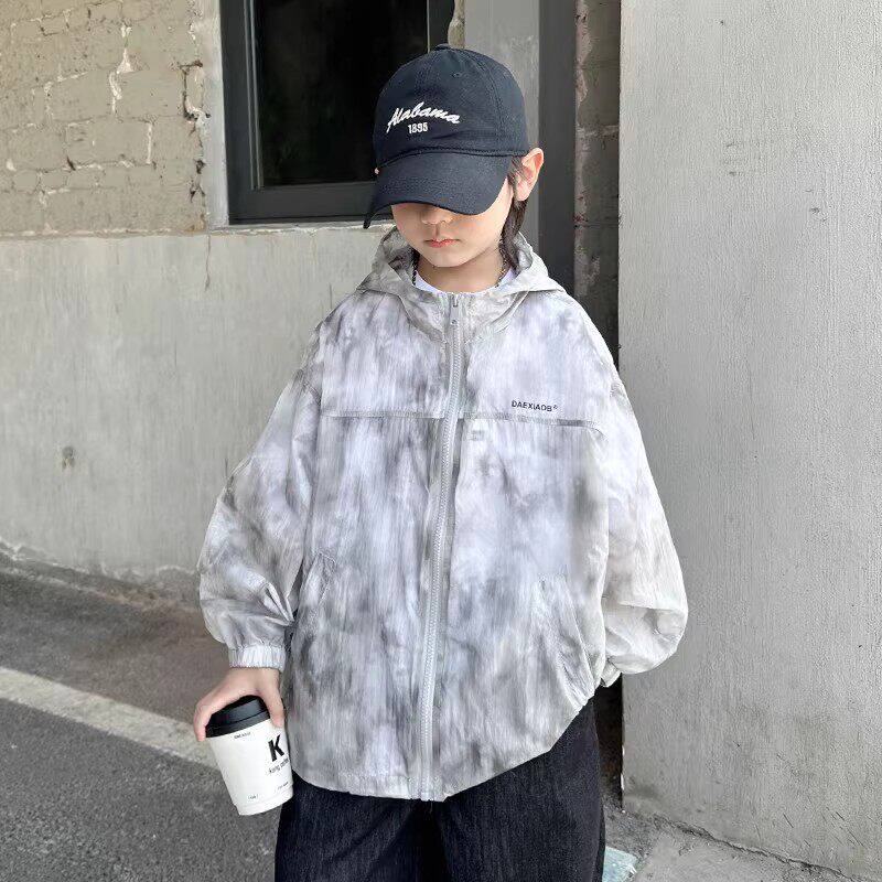 法国Uamtor男童防晒衣服夏季轻薄2026新款儿童装空调衫外套男孩潮