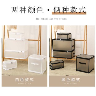 透明收纳箱家用可折叠塑料收纳袋衣物衣柜衣服被子整理袋防水防潮