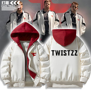 csgo反恐精英faze clan战队联名cs队服周边羽绒棉衣服夹克外套