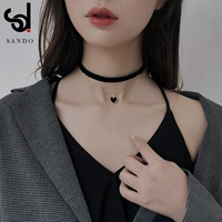 Сексуальная черная короткая цепочка до ключиц, аксессуар, чокер, ожерелье, популярно в интернете