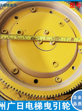 适用于广州广日电梯曳引轮T-A2-1050-175电梯磁盘一体400*5*10
