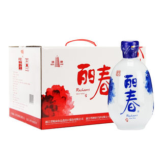 绍兴黄酒塔牌 牡丹丽春  手工花雕礼盒立春黄酒375ml*6瓶整箱