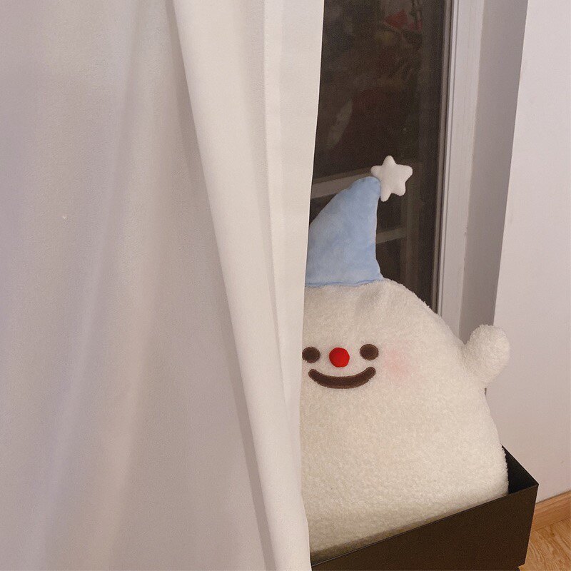 可爱幽灵抱枕毛绒玩具星星靠垫女生睡觉抱玩偶暖手娃娃圣诞节礼物