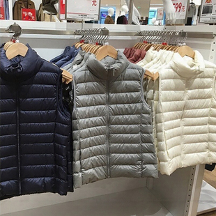 日本优款 轻薄羽绒服女内胆马甲立领内穿便携保暖背心 2025秋冬新款