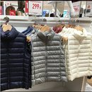 轻薄羽绒服女内胆马甲立领内穿便携保暖背心 日本优家2023秋冬新款