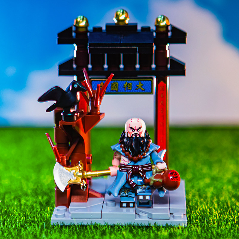 迪库积木水浒传108英雄人物小人仔款鲁智深孙二娘 适用于乐高玩具