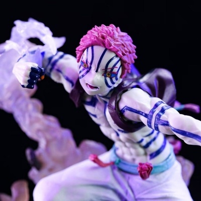 手办模型zero猗窝座上弦三月鬼灭之刃剧场版无限列车编桌面现货