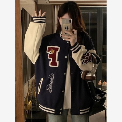棒球服外套女2025新款秋