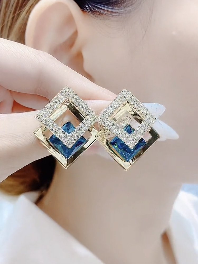 网红高级感新款潮轻奢风纯银针