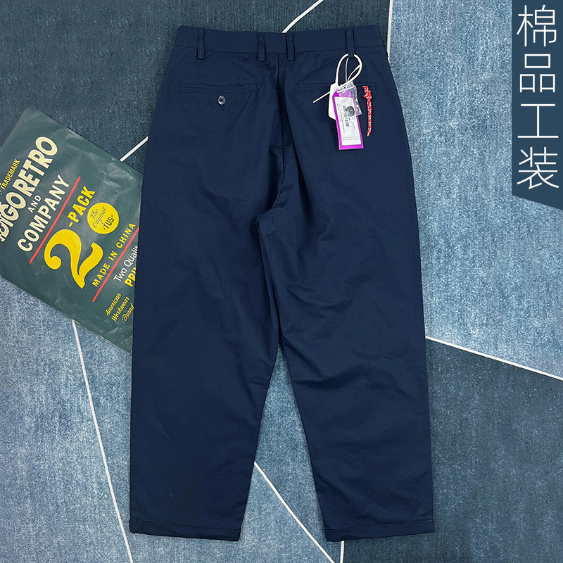 美式复古工装裤男春款chino裤