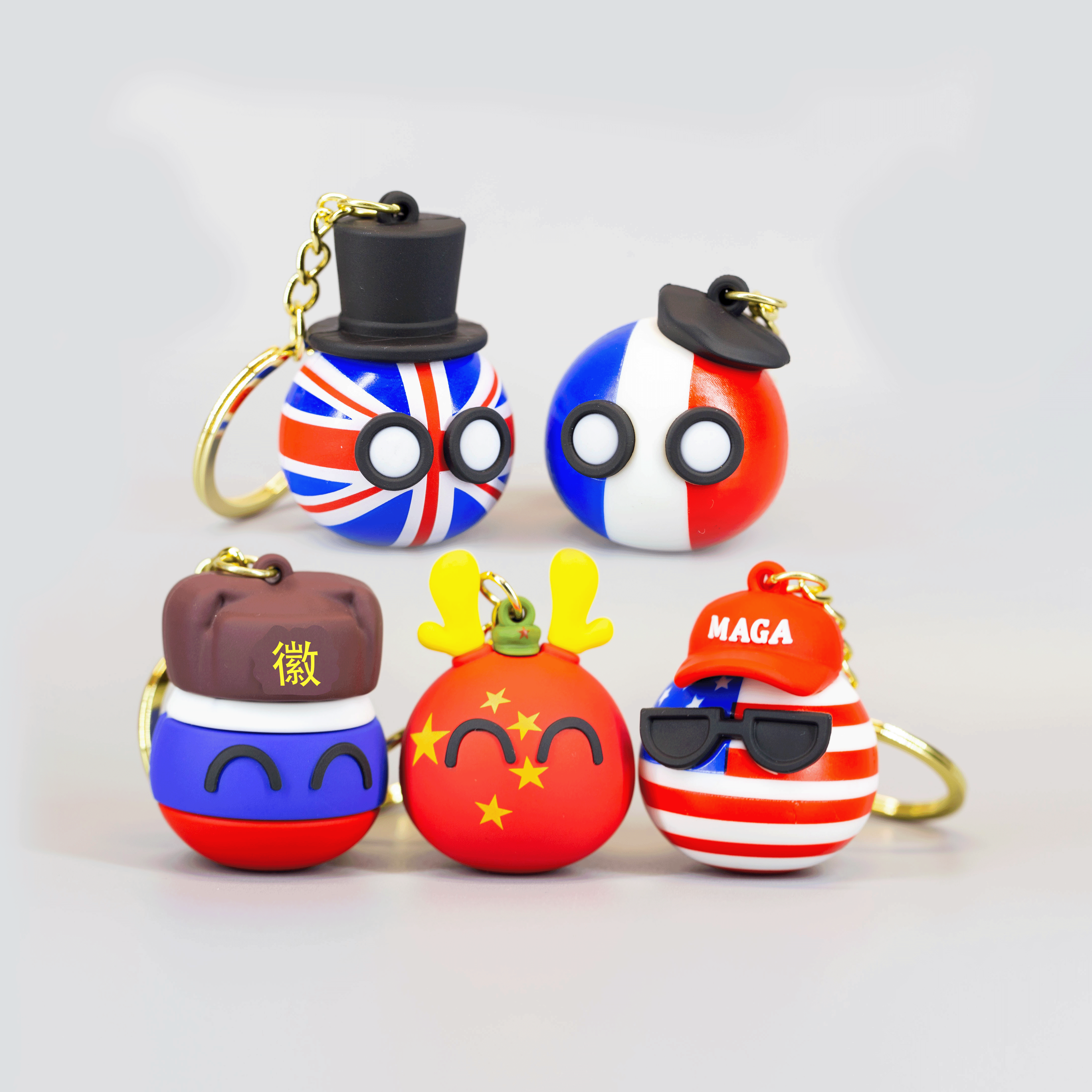 小金球波兰球钥匙扣五常背包挂件,家居饰品,3D模型摆件,淘宝优惠券,粉丝福利购,淘宝优惠卷