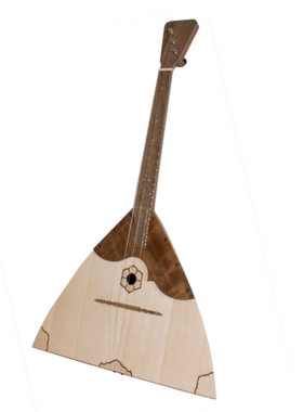 新款俄罗斯巴拉莱卡三角琴西洋乐器三弦琴Balalaika包邮