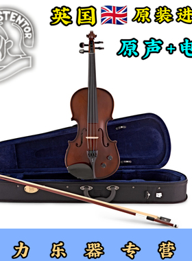 电小提琴STENTOR英国进口全欧料AAA演奏级全手工专业成人儿童