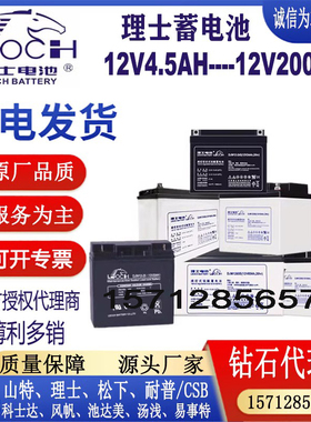 LEOCH理士蓄电池DJM12-12V12AH38AH65AH80A100AH120AH150AH200AHS