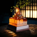 婴儿胎毛纪念品宝宝百天胎发脐带玉玺印章DIY手工蛇年生肖章自粘