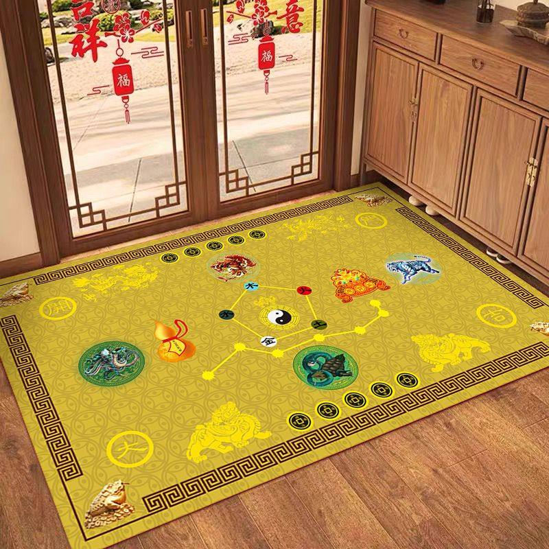 2026过年新年用品七星地垫硅藻泥入户防滑脚垫大岁进门口入户门垫,居家布艺,家用脚垫,淘宝优惠券,粉丝福利购,淘宝优惠卷