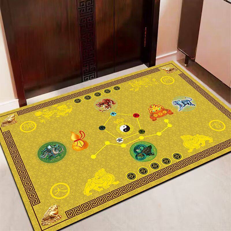 七星地垫入户门开运室内脚垫家用进门聚财门垫五帝钱葫芦纳福地垫,居家布艺,入户地垫,淘宝优惠券,粉丝福利购,淘宝优惠卷