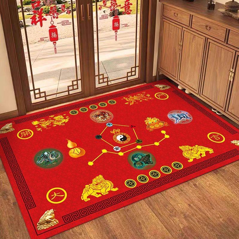 2026过年新年用品七星地垫硅藻泥入户防滑脚垫大岁进门口入户门垫,居家布艺,家用脚垫,淘宝优惠券,粉丝福利购,淘宝优惠卷