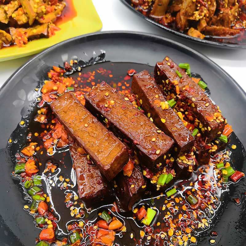 麻辣香干湖南邵阳武冈特产卤豆腐 香干豆制品小片麻辣豆干200克