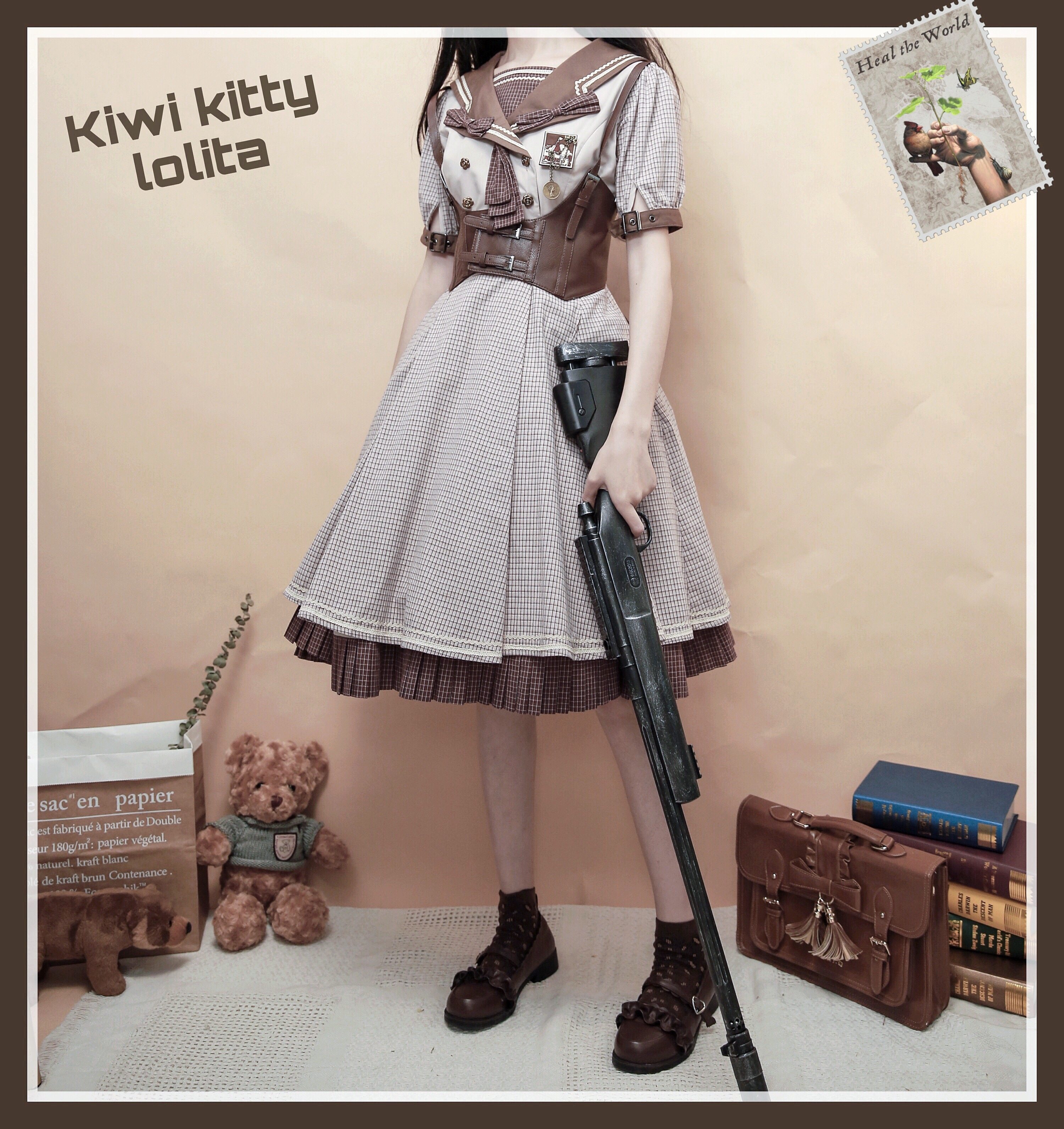 【現貨】KiwiKitty柏林郵票原創Lolita複古學院風可愛洛麗塔軍Lo在類目 模玩/動漫/周邊/cos/桌遊, 二次元洛麗塔, 洛麗塔/軟妹裝/洋裝中 - 來自Buy2taobao.com提供專業的淘寶代購服務
