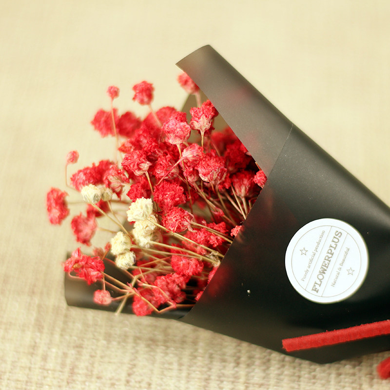 ins永生花创意款搭配迷你小干花束伴手礼盒配饰结婚装扮场景布置