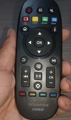 适用于海信液晶电视机遥控器CN3B26   LED32K370
