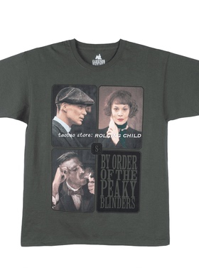正版Peaky Blinders浴血黑帮电影视周边vintage短袖T恤a 官方现行